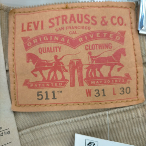 リーバイス Levis 511 コーデュロイ スリムストレートパンツ メンズ 31×30