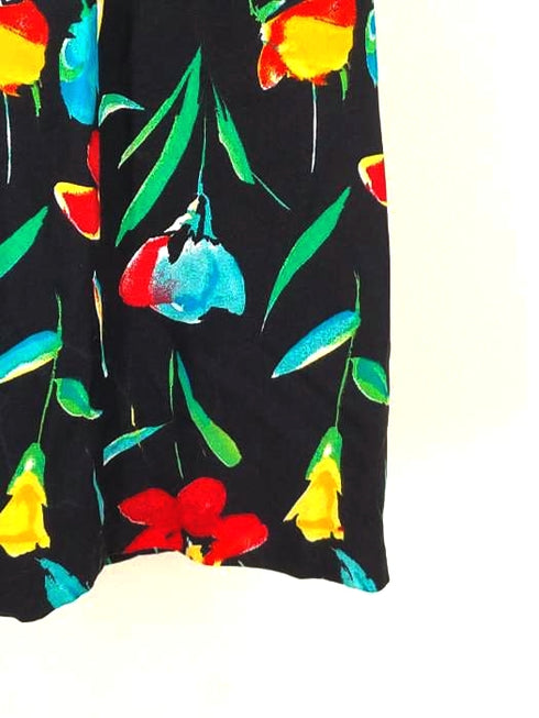 Elegance PARIS フロントスリット花柄ロングシャツ レディース FR:40