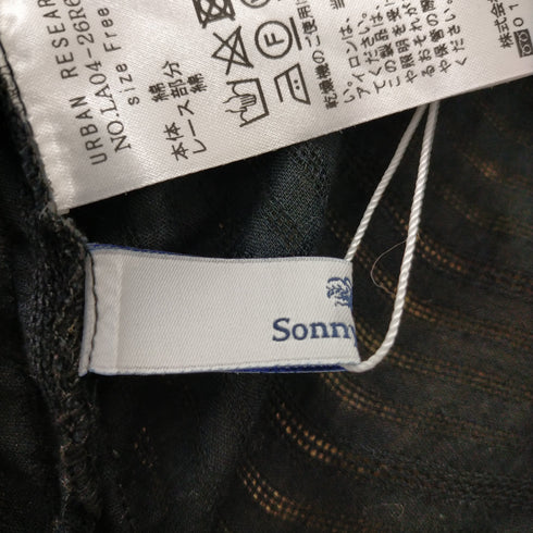 アーバンリサーチサニーレーベル URBAN RESEARCH Sonny Label コットンドビーレース切替ワンピース レディース FREE