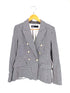 ザラ ZARA ハウンドトゥースパターンダブルテーラードジャケット レディース M