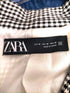 ザラ ZARA ハウンドトゥースパターンダブルテーラードジャケット レディース M