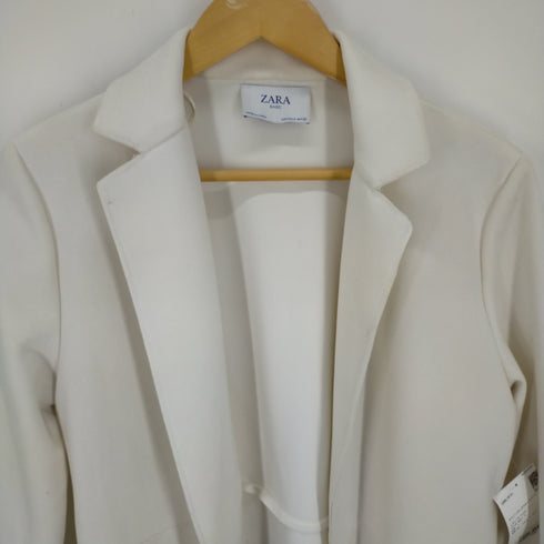 ザラ ZARA スウェードタッチスキッパーコート レディース import:S