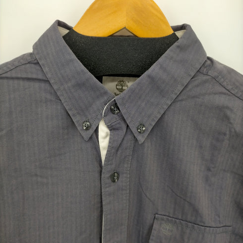 ティンバーランド Timberland REGULAR FIT ヘリンボーンボタンダウンシャツ メンズ JPN:L