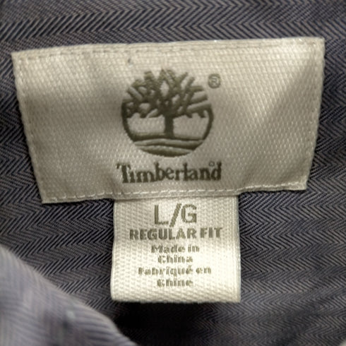 ティンバーランド Timberland REGULAR FIT ヘリンボーンボタンダウンシャツ メンズ JPN:L