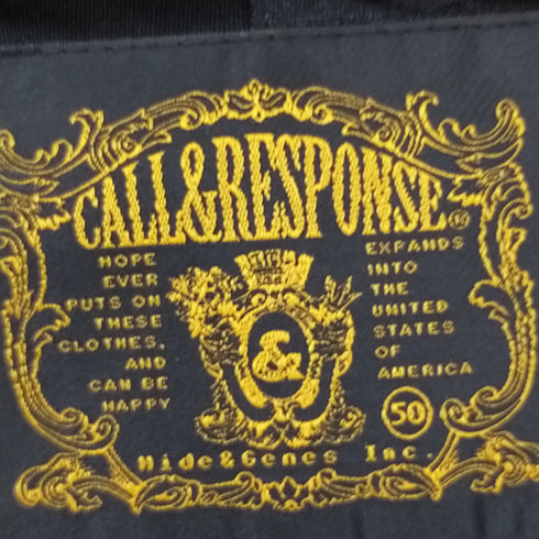コールアンドレスポンス CALL&RESPONSE レーヨン混 チェスターコート メンズ 50