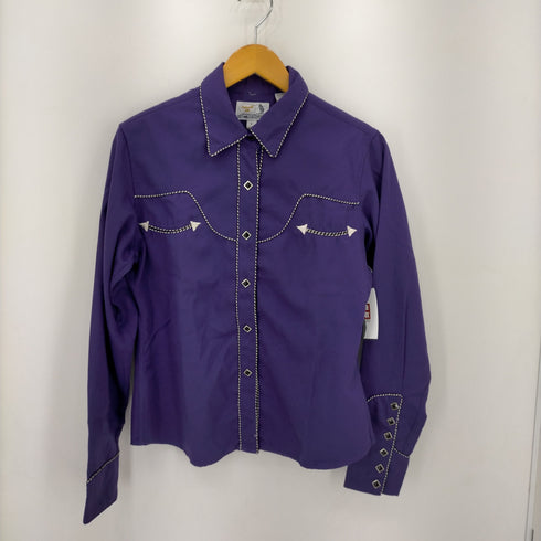 parkandle slim レーヨンウエスタンシャツ レディース M