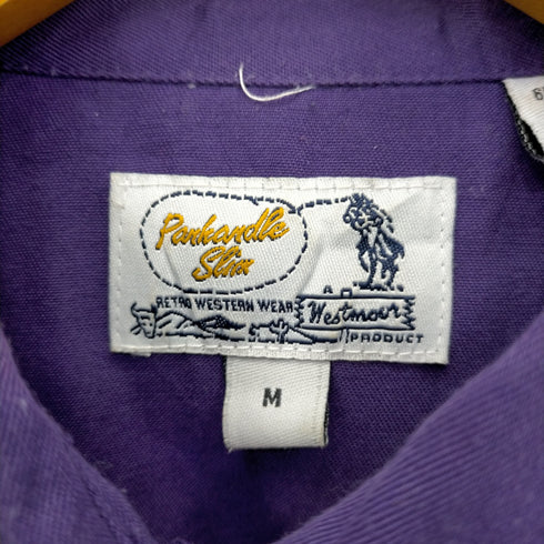parkandle slim レーヨンウエスタンシャツ レディース M