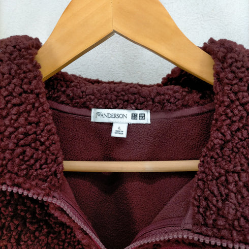 ユニクロ ジェイダブリューアンダーソン UNIQLO JW ANDERSON 防ふうボアフリースベスト メンズ JPN:L