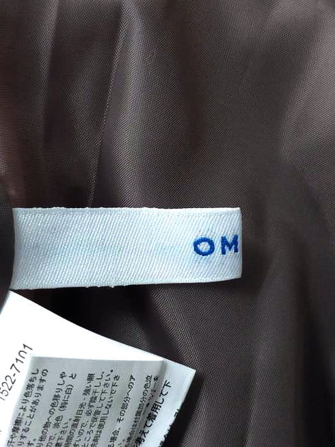 オムネス OMNES ニットモッサライトトレンチコート レディース FREE