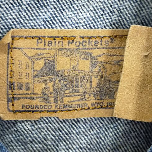 plain pockets 刺繍デニムジャケット レディース JPN:38