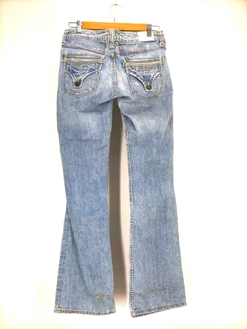 タバニティソージーンズ TAVERNITI SO JEANS PEGGY 花刺繍 フレアパンツ メンズ W 28