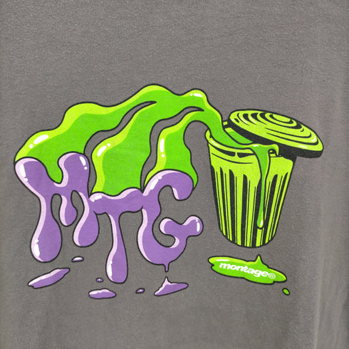 モンタージュ montage フロントプリントTシャツ メンズ