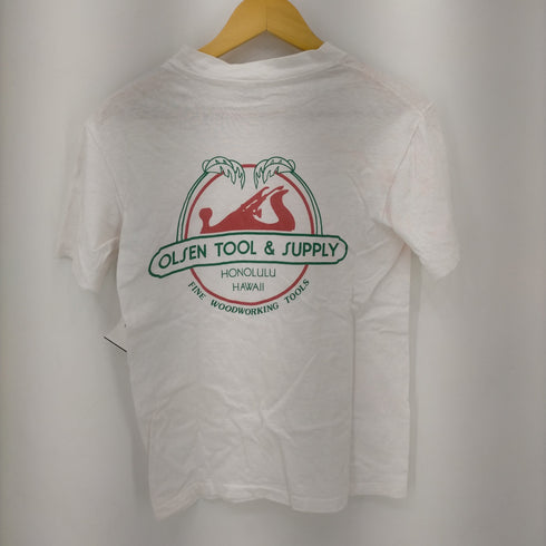 ヘインズ Hanes 80S MADE IN USA OLSEN TOOL & SUPPLY 両面プリントポケットTシャツ メンズ import:S