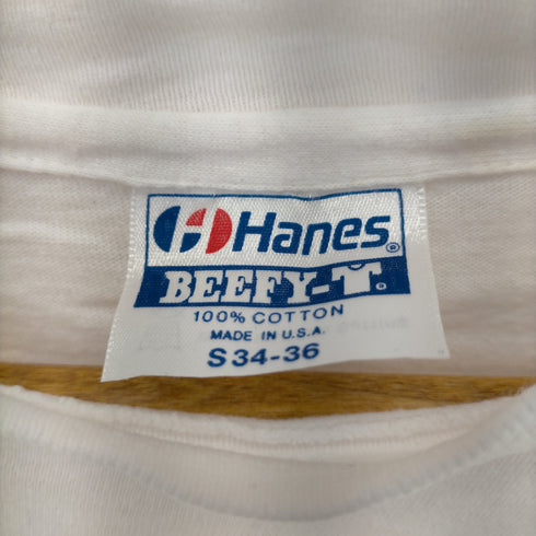 ヘインズ Hanes 80S MADE IN USA OLSEN TOOL & SUPPLY 両面プリントポケットTシャツ メンズ import:S