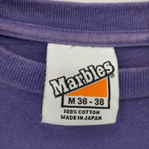 MARBLES 裾袖シングル MADE IN JAPAN フロントプリントTシャツ メンズ JPN:M