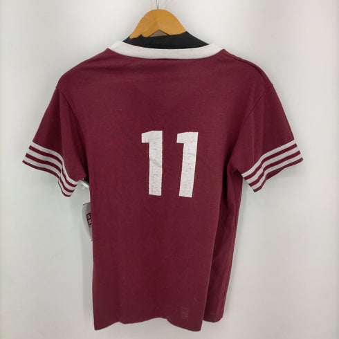 MADE IN USA ナンバリング BANK OF MISSISSIPPI VネックTシャツ 裾シングル メンズ import:M