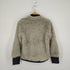 ザラ ZARA long-sleeved short zipper jacket PU leather stitching plush jacket thick coat レザーステッチラビットファーシンプルブルゾン ジャケットコート レディース import:XS