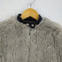 ザラ ZARA long-sleeved short zipper jacket PU leather stitching plush jacket thick coat レザーステッチラビットファーシンプルブルゾン ジャケットコート レディース import:XS