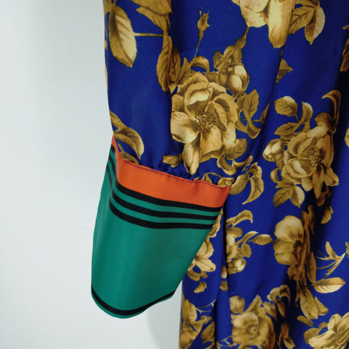 ザラ ZARA Rose Satin Shirt Dress レディース US M