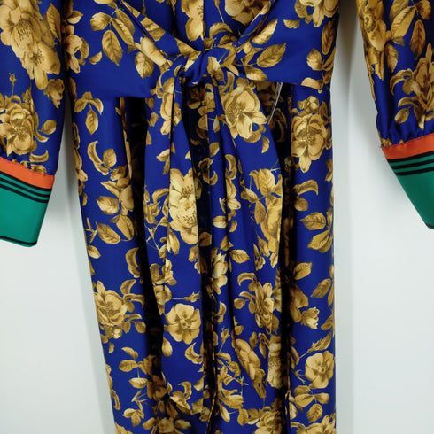 ザラ ZARA Rose Satin Shirt Dress レディース US M