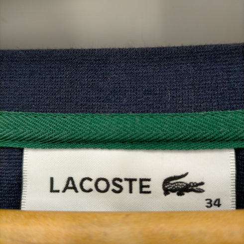 ラコステ LACOSTE バックラグランデザインL/STシャツ レディース 34