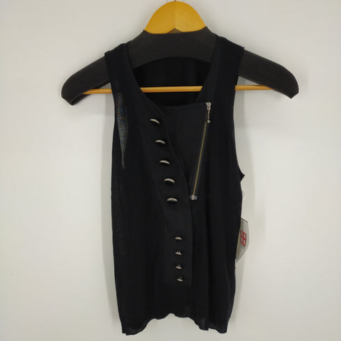 バレンシアガニット BALENCIAGA KNITS ボタン装飾 ニットベスト レディース 34