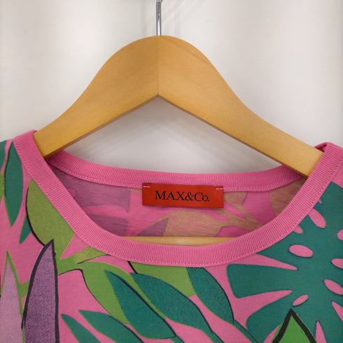 マックスアンドコー MAX & CO. フラワープリントTシャツ レディース import:M