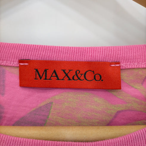 マックスアンドコー MAX & CO. フラワープリントTシャツ レディース import:M