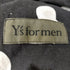 ワイズフォーメン Ys for men 裏ドット柄 コットンワイドイージーパンツ メンズ