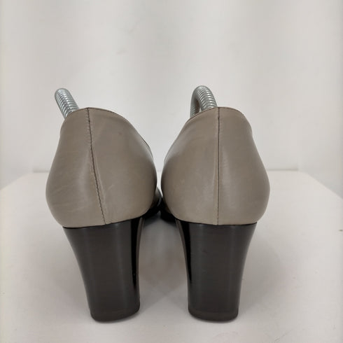 ヒロフ HIROFU MADE IN ITALY レザーヒールパンプス レディース JPN:23.5