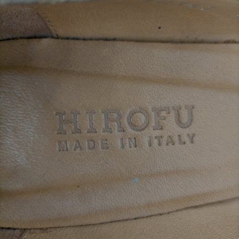 ヒロフ HIROFU MADE IN ITALY レザーヒールパンプス レディース JPN:23.5