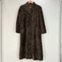 70s シワ加工 ベロアコート レディース