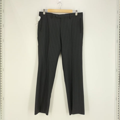 シーケーカルバンクライン ck Calvin Klein ストライプ ウール スラックスパンツ メンズ W82
