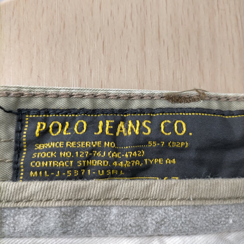 ポロジーンズ RL POLO JEANS CO. ダメージ加工カーゴパンツ メンズ 32