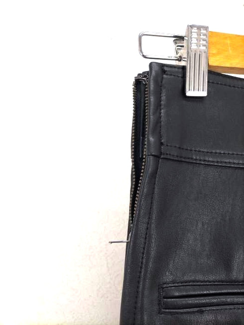 エックスガール X-girl 22AW FAUX LEATHER SIDE SLIT SKIRT レディース M