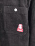 エックスガール X-girl 22AW FACE EMBROIDERY CORDUROY SHIRT レディース S