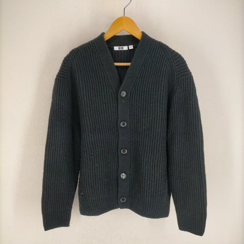 ユニクロユー UNIQLO U プレミアムラムリブVネックカーディガン メンズ JPN:M