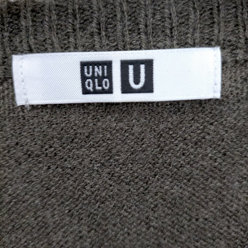 ユニクロユー UNIQLO U クレープウールクルーネックセーター メンズ JPN:M