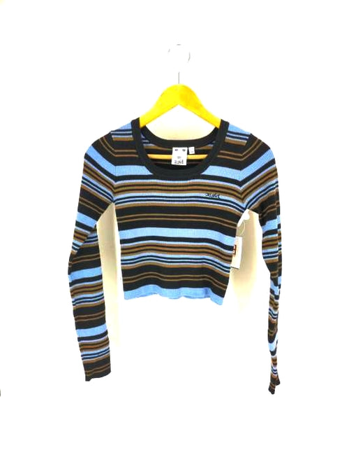 エックスガール X-girl 22AW MULTI STRIPE KNIT TOP レディース S