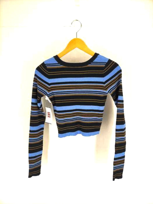 エックスガール X-girl 22AW MULTI STRIPE KNIT TOP レディース S