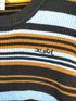 エックスガール X-girl 22AW MULTI STRIPE KNIT TOP レディース S