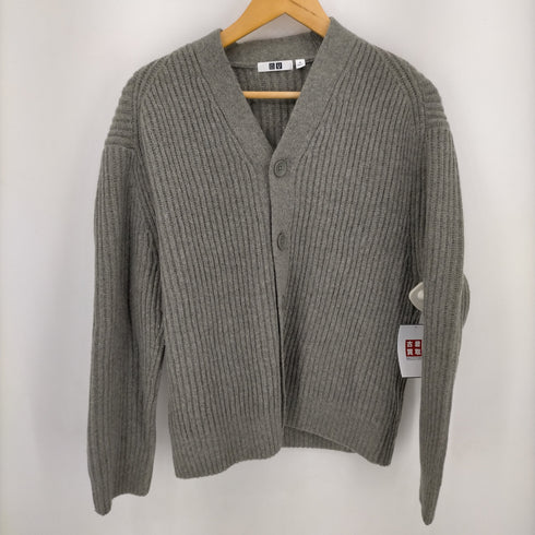 ユニクロユー UNIQLO U プレミアムラムリブVネックカーディガン メンズ JPN:M