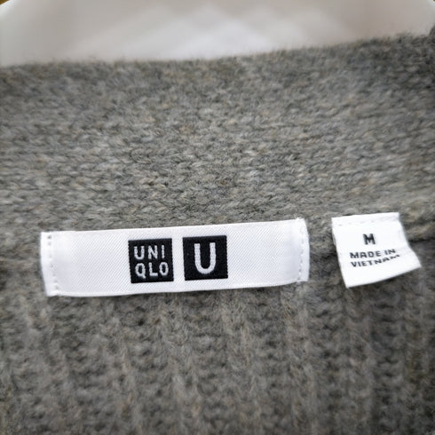 ユニクロユー UNIQLO U プレミアムラムリブVネックカーディガン メンズ JPN:M