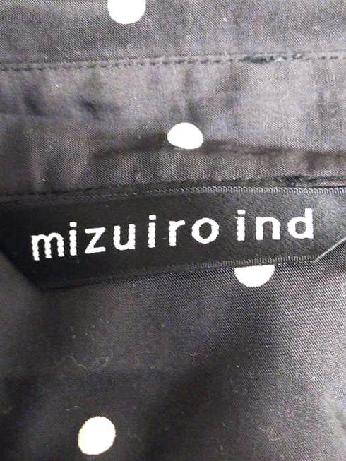 ミズイロインド mizuiro ind ドットボックスショートシャツ レディース FREE