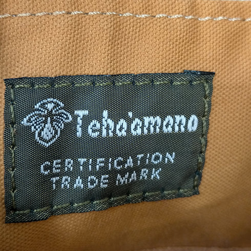 テハマナ Teha amana キャンバスレザーアンティークショルダーバッグ レディース 無