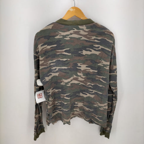 ラファイエット Lafayette カモパターンヘンリーネックサーマルL/STシャツ メンズ JPN:M