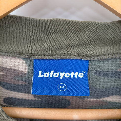 ラファイエット Lafayette カモパターンヘンリーネックサーマルL/STシャツ メンズ JPN:M