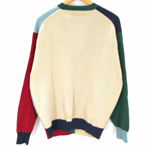 カールヘルム Karl Helmut ウール マルチカラー カーディガン メンズ