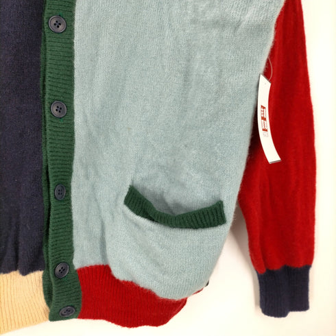 カールヘルム Karl Helmut ウール マルチカラー カーディガン メンズ