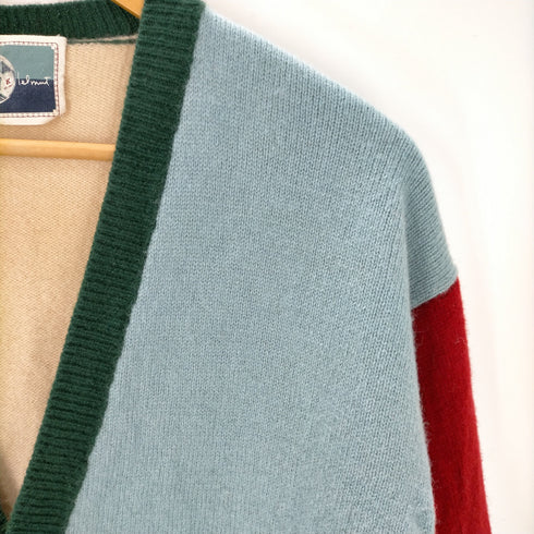 カールヘルム Karl Helmut ウール マルチカラー カーディガン メンズ